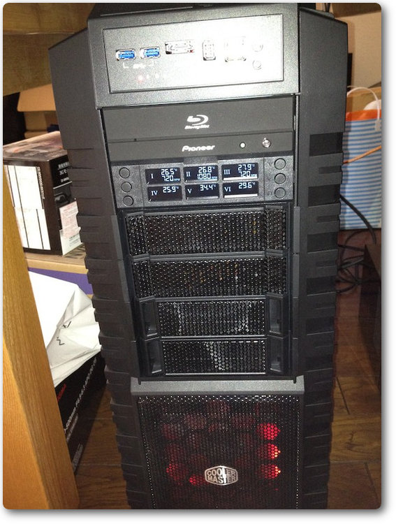 Cooler Masterの「HAF X」その２